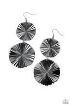 Load image into Gallery viewer, Earrings In Your Wildest FAN-tasy - Black E389