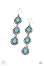Load image into Gallery viewer, Earrings Desertscape Dweller - Blue E466