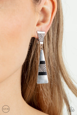Earrings Safari Seeker - Black CLIP ON