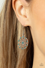 Load image into Gallery viewer, Earrings Springtime Salutations - Blue