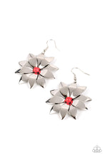 Load image into Gallery viewer, Earriings Pinwheel Prairies - Red