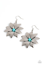 Load image into Gallery viewer, Earrings Pinwheel Prairies - Blue E391