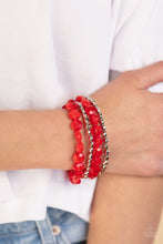 Load image into Gallery viewer, Bracelets Seaside Siesta - Red