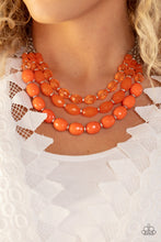 Load image into Gallery viewer, Necklaces Tropical Hideaway - Orange SETE3