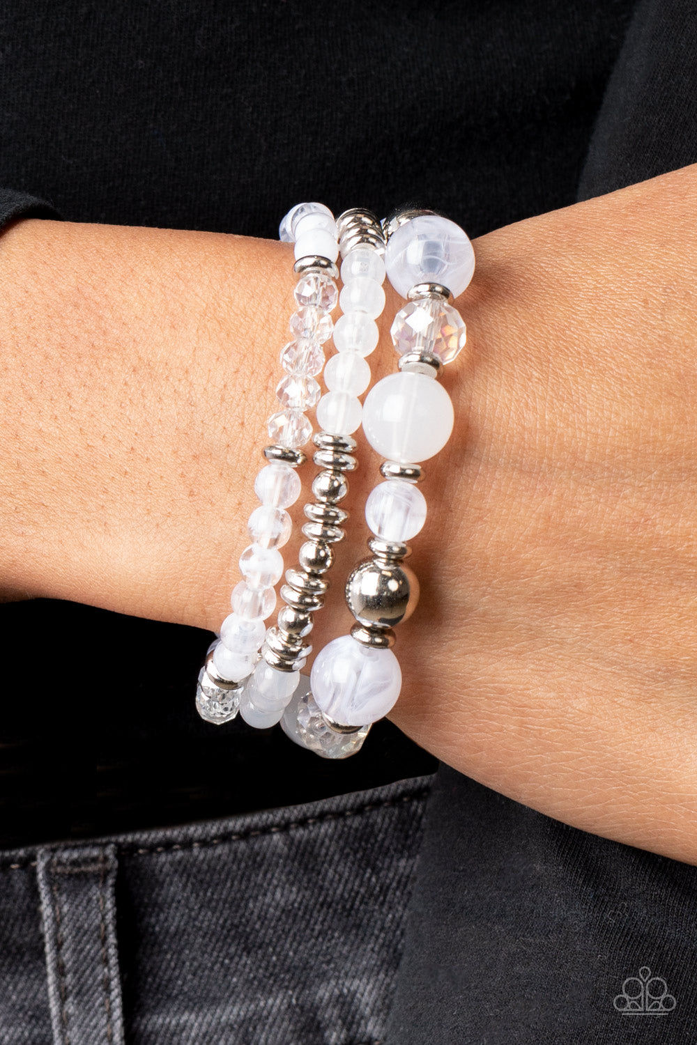 Bracelets Shoreside Stroll - White B2118