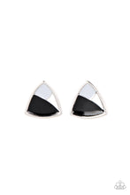 Load image into Gallery viewer, Earrings Kaleidoscopic Collision - Black POST E2176
