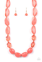 Load image into Gallery viewer, Necklace Private Paradise - Orange N2246
