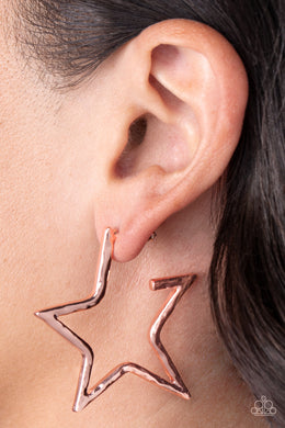 Earrings All-Star Attitude - Copper E2466