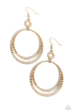 Load image into Gallery viewer, Earrings Spin Your HEELS - Gold E2198