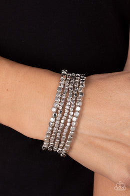 Bracelet Right on CUBE - Silver B2248