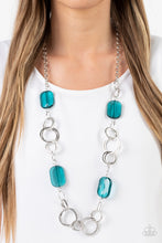 Load image into Gallery viewer, Necklaces Stained Glass Glamour - Blue
