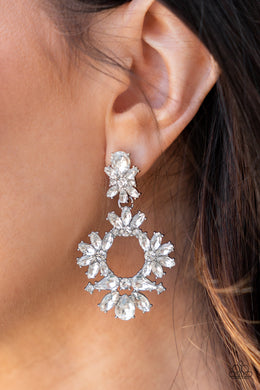 Earrings Leave them Speechless - White LOP E506