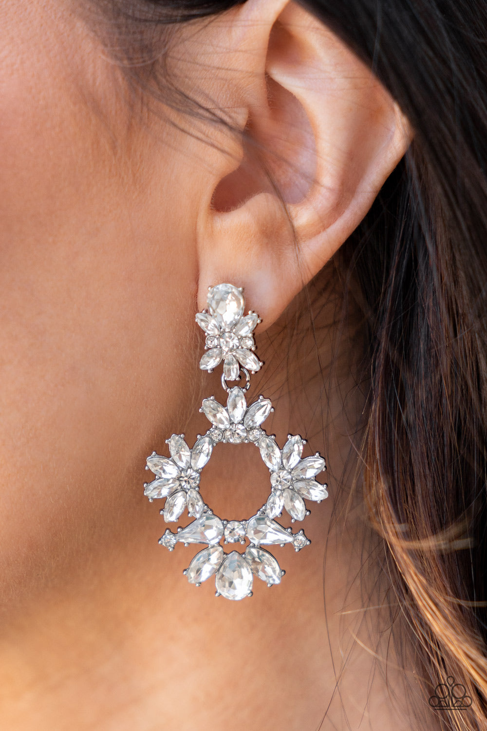 Earrings Leave them Speechless - White LOP E506