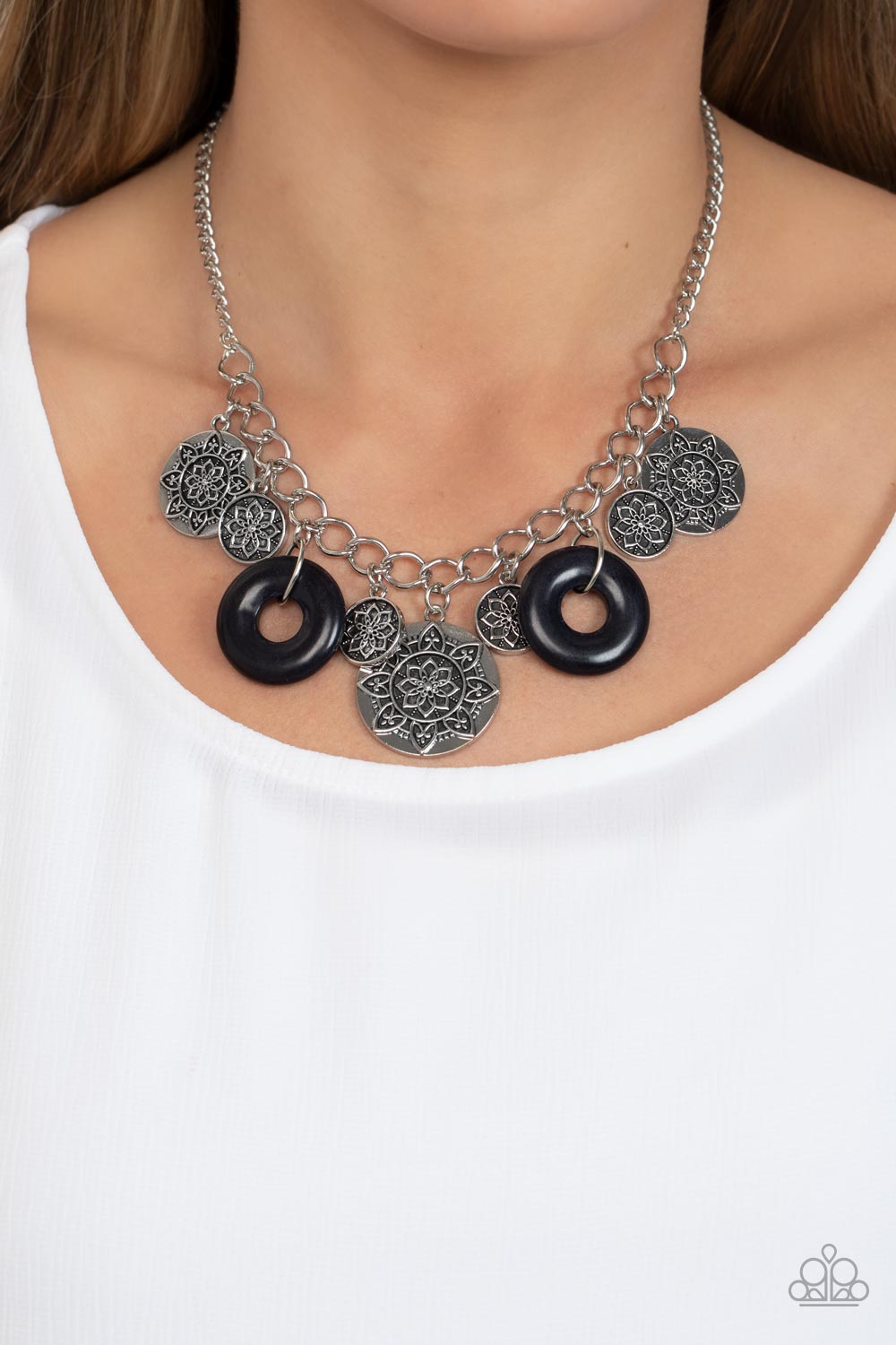 Necklace Western Zen - Black N2268