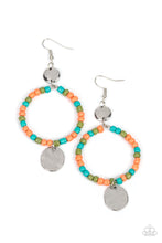 Load image into Gallery viewer, Earrings Cayman Catch - Orange E2136
