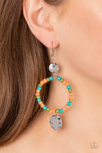 Load image into Gallery viewer, Earrings Cayman Catch - Orange E2136