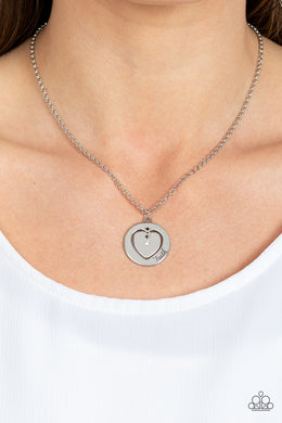 Necklaces Heart Full of Faith - White N2317
