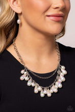 Load image into Gallery viewer, Necklaces Interstellar Serenity - White PEARL N2309