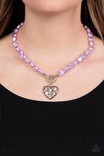 Load image into Gallery viewer, Necklaces Color Me Smitten - Purple Pearl