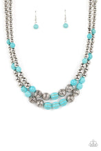 Load image into Gallery viewer, Necklace Country Road Trip - Blue N307