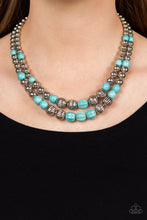Load image into Gallery viewer, Necklace Country Road Trip - Blue N307