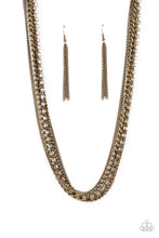Load image into Gallery viewer, Necklaces Free to CHAINge My Mind - Brass N125