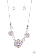 Load image into Gallery viewer, Necklace Cosmic Cosmos - Purple N2194