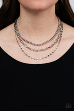 Load image into Gallery viewer, Necklaces Galvanized Grit - Silver