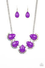 Load image into Gallery viewer, Necklace Ethereal Exaggerations - Purple N483