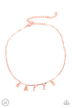 Load image into Gallery viewer, Necklace Say My Name - Copper N221
