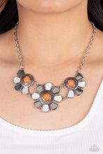 Load image into Gallery viewer, Necklaces Aquatic Garden - Orange N2160