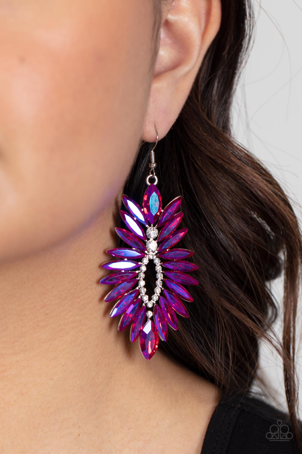 Earrings Turn up the Luxe - Pink E443