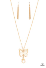 Load image into Gallery viewer, Necklaces Gives Me Butterflies - Gold Lanyard N242