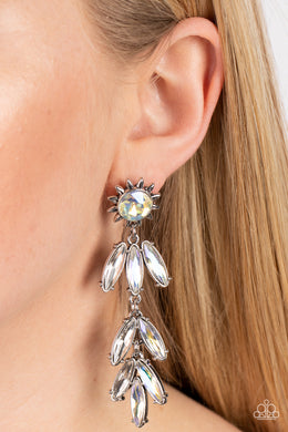 Earrings Space Age Sparkle - Yellow E250