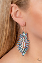 Load image into Gallery viewer, Earrings Turn up the Luxe - Multi Blue E443