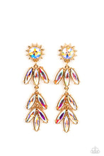 Load image into Gallery viewer, Earrings Space Age Sparkle - Gold