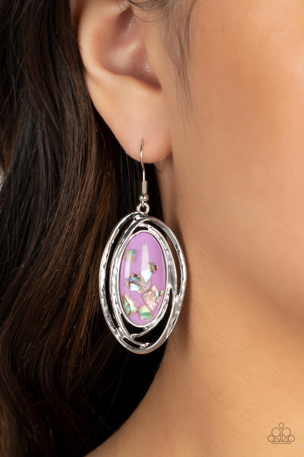 Earrings Ocean Floor Oracle - Purple