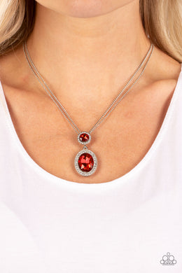 Necklaces Castle Diamonds - Red