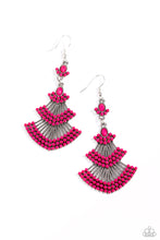 Load image into Gallery viewer, Earrings Eastern Expression - Pink E2194