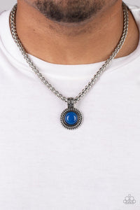 Urban Pendant Dreams - Blue Necklaces