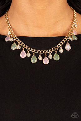 Necklaces Frosted and Framed - Multi N2332