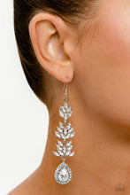 Load image into Gallery viewer, Earrings Water Lily Whimsy - White LOP E2203
