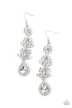Load image into Gallery viewer, Earrings Water Lily Whimsy - White LOP E2203
