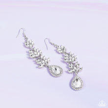 Load image into Gallery viewer, Earrings Water Lily Whimsy - White LOP E2203