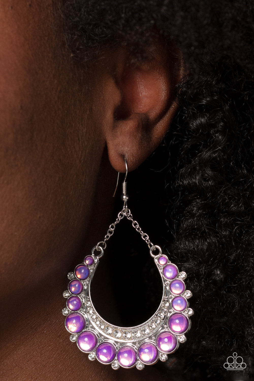 Earrings Bubbly Bling - Purple E2003