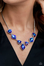 Load image into Gallery viewer, Necklace Glittering Geometrics - Purple LOP N2176