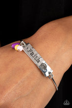 Load image into Gallery viewer, Bracelets Flirting with Faith - Purple Inspirational B2181