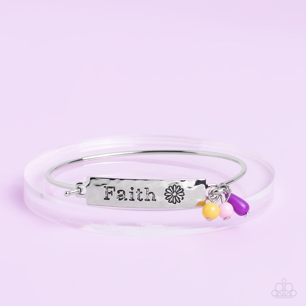 Bracelets Flirting with Faith - Purple Inspirational B2181