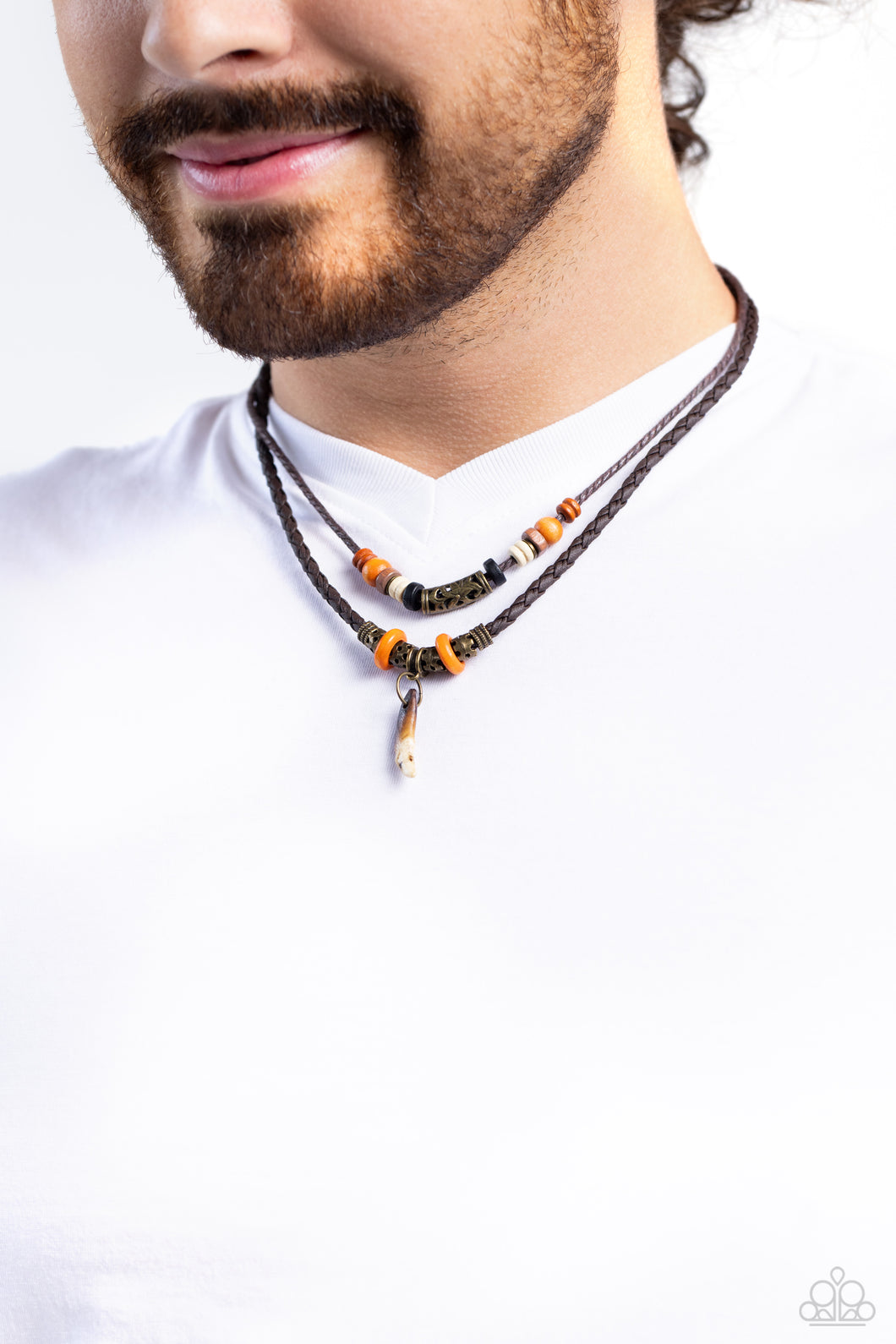 Urban Necklace Robust Rhythm - Brass