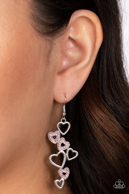 Earrings Sweetheart Serenade - Pink Vday V134